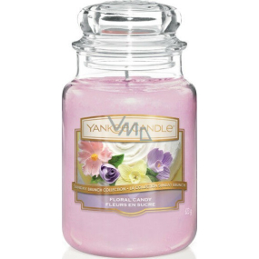 Yankee Candle Floral Candy - Torta s kvetmi vonná sviečka Classic veľká sklo 623 g