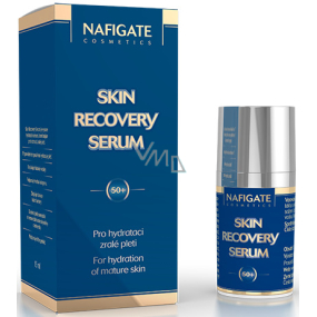 Nafigate Cosmetics Skin Recovery hydratačné sérum bojuje proti starnutiu pleti, určené pre zrelú pleť 50+ 15 ml