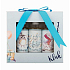 Bohemia Gifts Pri narodení chlapčeka kúpeľ 50 ml + šampón na vlasy 50 ml + sprchový gél 50 ml, pre deti 0 - 3 rokov, pre deti kozmetická sada