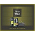 Dove Men + Care Sport sprchový gel pre mužov 400 ml + antiperspirant sprej 150 ml + šampón na vlasy 250 ml + kozmetická taška, kozmetická sada