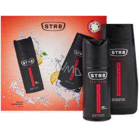 Str8 Red Code dezodorant sprej 150 ml + sprchový gél 250 ml, kozmetická sada pre mužov 2021