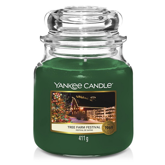 Yankee Candle Festival stromov - Festival stromov vonná sviečka Classic medium glass 411 g