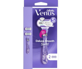 Gillette Venus Deluxe Smooth Swirl holiaci strojček s 5 čepieľkami + 2 náhradné hlavice pre ženy