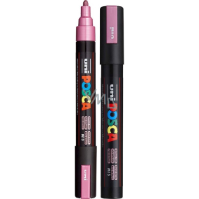 Posca Univerzálny akrylový popisovač 1,8 - 2,5 mm Metalická ružová PC-5M