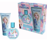 Disney Frozen Elsa toaletná voda 50 ml + trblietavé telové mlieko 150 ml, darčeková sada pre deti