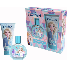 Disney Frozen Elsa toaletná voda 50 ml + trblietavé telové mlieko 150 ml, darčeková sada pre deti