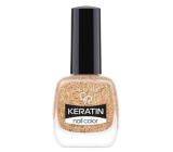 Golden Rose Keratin Nail Color Glitter lak na nechty 407 10,5 ml