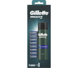 Gél na holenie Gillette Mach3 Extra Comfort 200 ml + 8 náhradných hlavíc pre mužov