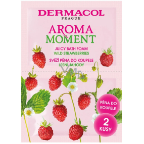 Dermacol Aroma Moment Wild Strawberry Pena do kúpeľa 2 x 15 ml