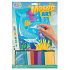 Mozaika Basic Craft A4 podľa čísiel Sea A4