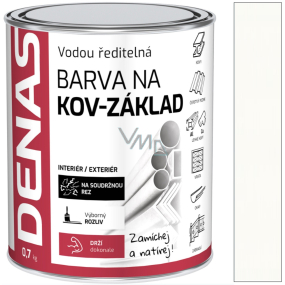 Denas antikorozní barva na kov 0100 Bílá 700 g