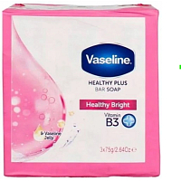 Vaseline mydlo Healthy Bright, 3x 75 g