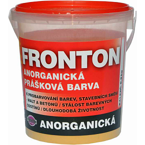 Fronton prášková farba do stavebných zmesí malt a betónov, 0651 žltá, 800 g