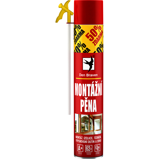 Den Braven RL trubičková montážna pena, 500+250 ml