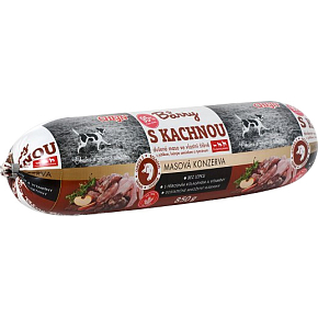 Chejn BARRY s kačicou konzerva pre psov, 850 g