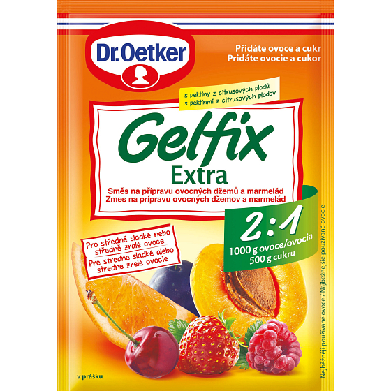 Dr. Oetker Gelfix Extra 2:1 želírovací prípravok, 25 g