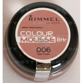 Rimmel London Colour Mousse očné tiene penové 006 vydržia celých 8 hodín!