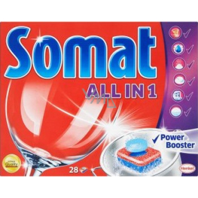 Somat All In 1 tablety do umývačky riadu 28 kusov