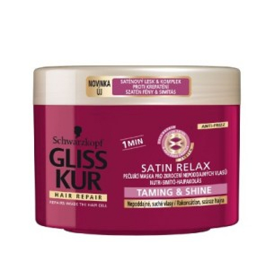 Gliss Kur Satin Relax regeneračná maska na vlasy 300 ml