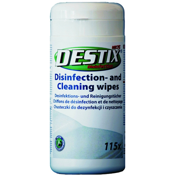 Destix Dezinfekčné a čistiace vlhčené obrúsky dóza 115 kusov