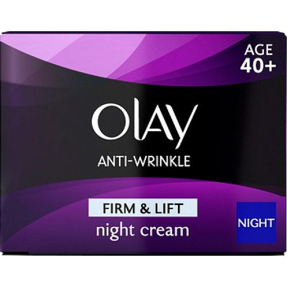 Olay Anti-Wrinkle Firm & Lift nočný krém pre normálnu až suchú pleť 50 ml