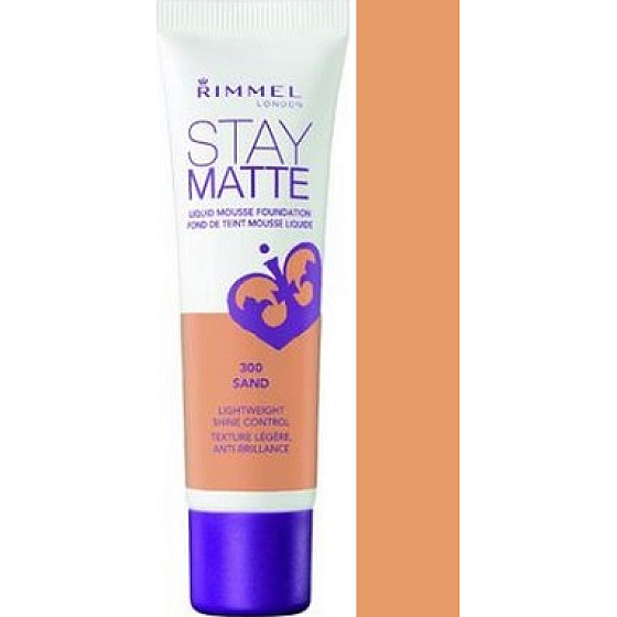 Rimmel London Stay Matte Liquid Mousse make-up 300 Sand 30 ml