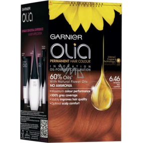 Garnier Olia farba na vlasy bez amoniaku 6.46 Intenzívne červená medená