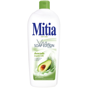 Mitia Avocado in Palm milk krémové tekuté mydlo náhradná náplň 1 l