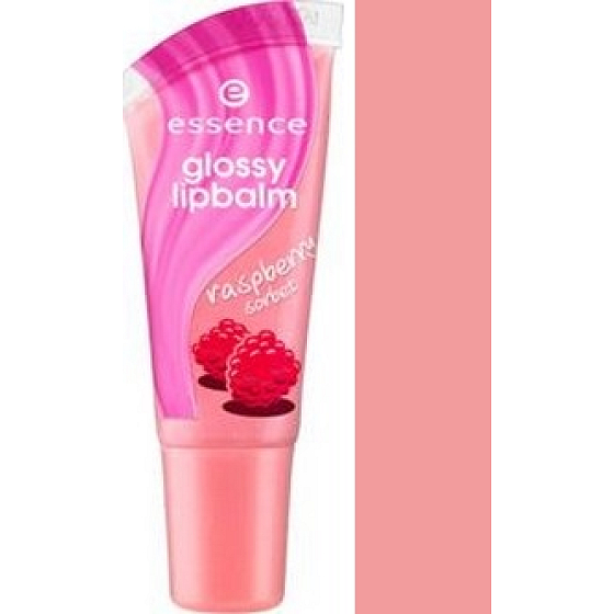 Essence Glossy Lipbalm balzam na pery s leskom 07 Raspberry Sorbet 8 ml