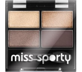 Miss Sporty Studio Colour Quattro očné tiene 403 Smoky Brown Eyes 3,2 g