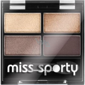 Miss Sporty Studio Colour Quattro očné tiene 403 Smoky Brown Eyes 3,2 g