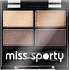 Miss Sporty Studio Colour Quattro očné tiene 403 Smoky Brown Eyes 3,2 g