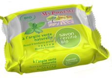 Ma Provence Bio Čerstvá mäta pravej Marseille toaletné mydlo 75 g