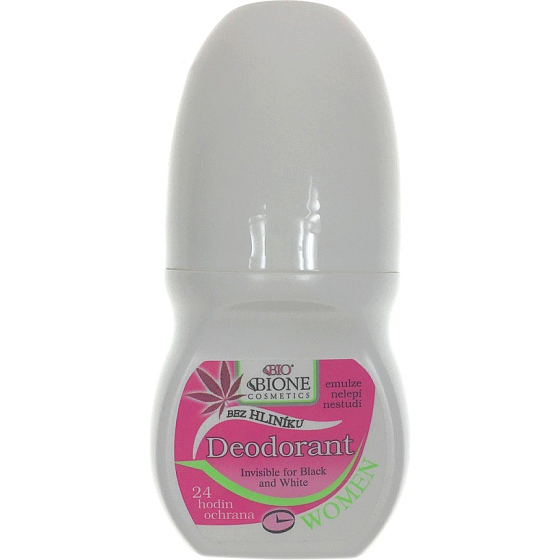 Bion Cosmetics Ružový XXL guličkový antiperspirant dezodorant roll-on pre ženy 80 ml