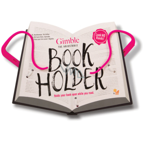 If Gimble Adjustable Bookholder Držiak na knihu Cestovné ružový 340 x 240 x 20 mm