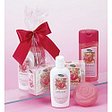 Kappus Ruže sprchový gél 250 ml + telové mlieko 200 ml + tuhé mydlo 125 g, kozmetická sada