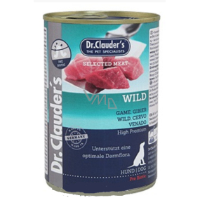 Dr. Clauders Wild Vybrané mäso kompletné superprémiové krmivo pre šteňatá 400 g