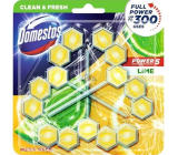 Domestos Power 5 Lime WC tuhý blok 3 x 55 g