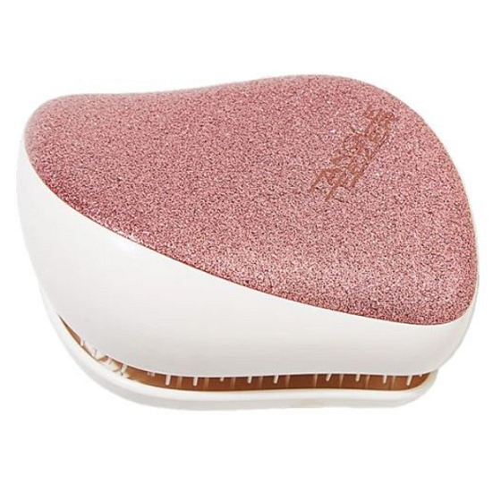 Tangle Teezer Compact Profesionálna kompaktná kefa na vlasy, Rose zlaté Glaze