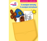 Ditipo Omaľovánky do vrecka S veselými obrázkami pre deti 4+ 32 strán A6 105 x 148 mm