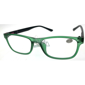 Berkeley Čítacie dioptrické okuliare +1,0 plast zelené, čierne bočnice 1 kus MC2184