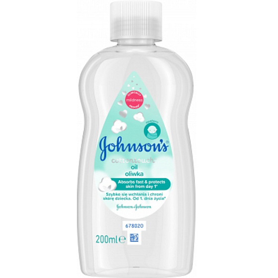 Johnson & Johnson Baby Cottontouch olej na telo a vlasy pre deti 200 ml