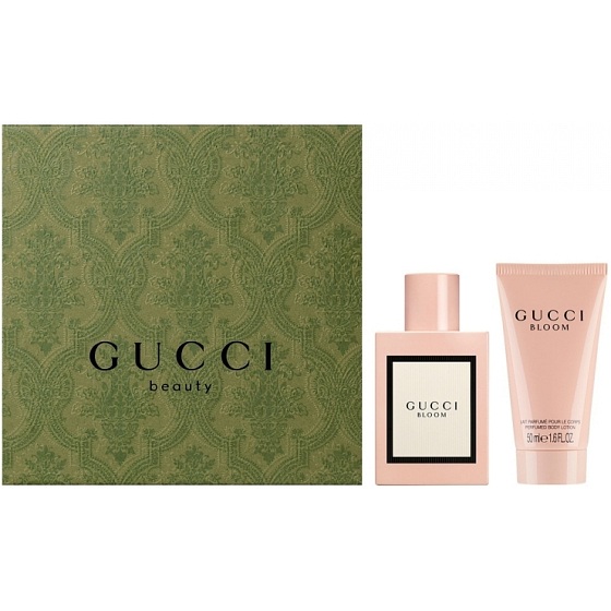 Gucci Bloom parfumovaná voda 50 ml + telové mlieko 50 ml, darčeková sada pre ženy