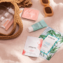 Payot Travel Kit Bubble Mask hĺbkovo čistiaca peelingová maska 5 ml + Hydra 24+ Creme Glacée hydratačný krém na tvár 30 ml + Roselift Collagéne hydrogélová maska na oči 2 ks + Morning Mask Water Power hydratačná textilná maska 1 ks, kozmetická sada