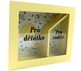 Albi Pokladnička v ráme Duo Pre rodičov a dieťa 16 x 5,5 x 4 cm