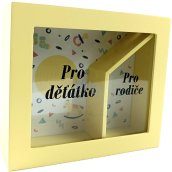 Albi Pokladnička v ráme Duo Pre rodičov a dieťa 16 x 5,5 x 4 cm