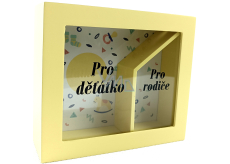 Albi Pokladnička v ráme Duo Pre rodičov a dieťa 16 x 5,5 x 4 cm