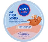 Nivea Baby My first créme krém na tvár, telo a spodnú časť 75 ml