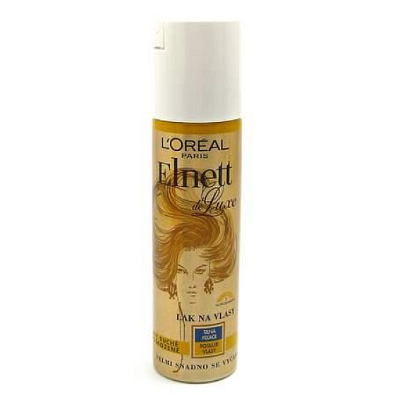 Loreal Paris Styling Elnett Satin lak na vlasy pre slabé alebo poškodené vlasy 400 ml