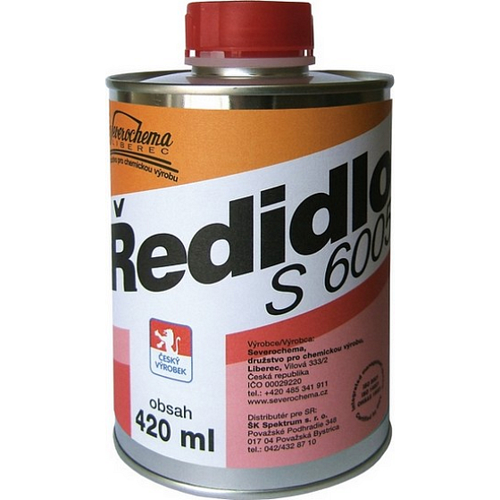 Severochema Riedidlo S6005 na syntetické farby 420 ml